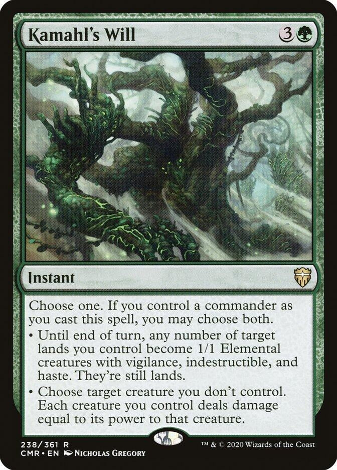 Image for Kamahl's Will (238) [Commander Legends]