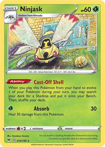 Image for Ninjask (014/185) [SWSH04: Vivid Voltage]