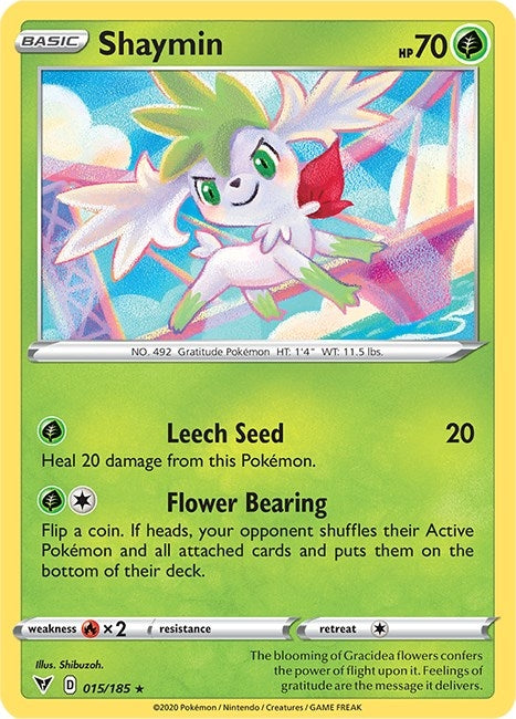 Image for Shaymin (015/185) [SWSH04: Vivid Voltage]