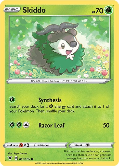 Image for Skiddo (017/185) - Pokemon