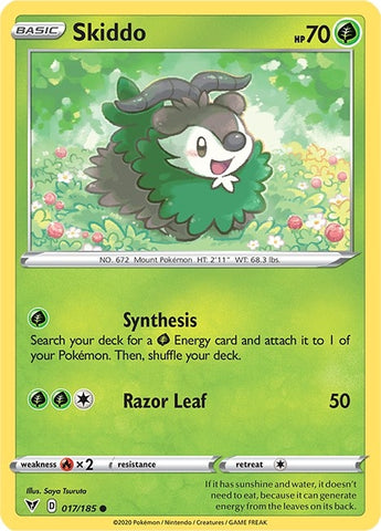 Image for Skiddo (017/185) - Pokemon