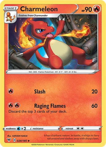 Image for Charmeleon (024/185) [SWSH04: Vivid Voltage]
