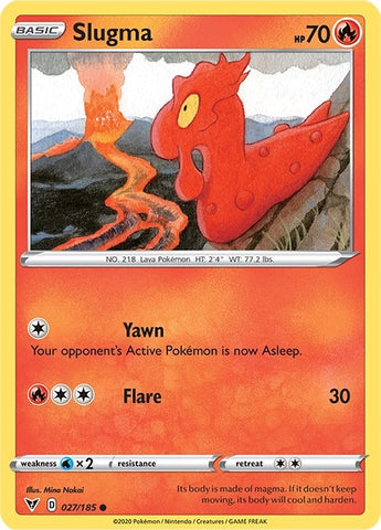 Image for Slugma (027/185) - Pokemon