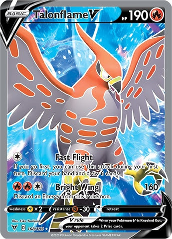 Image for Talonflame V (Full Art) (168/185) - Pokemon