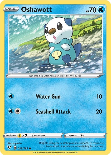 Image for Oshawott (033/185) [SWSH04: Vivid Voltage]