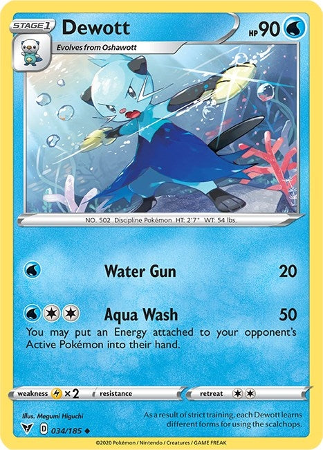 Image for Dewott (034/185) [SWSH04: Vivid Voltage]