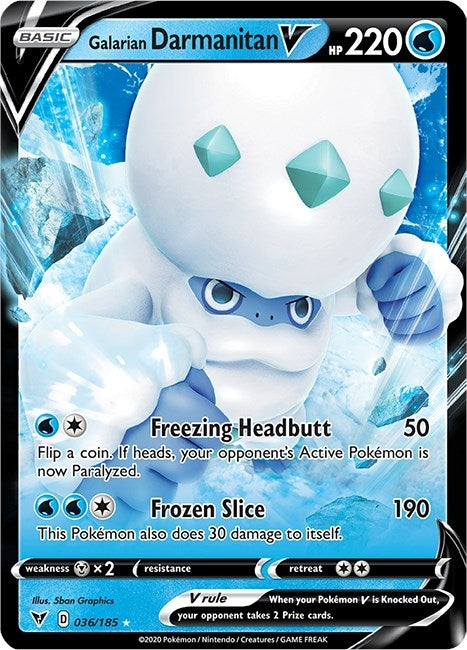 Image for Galarian Darmanitan V (036/185) [SWSH04: Vivid Voltage]