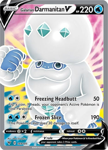 Image for Galarian Darmanitan V (Full Art) (169/185) [SWSH04: Vivid Voltage]