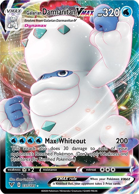 Image for Galarian Darmanitan VMAX (037/185) [SWSH04: Vivid Voltage]