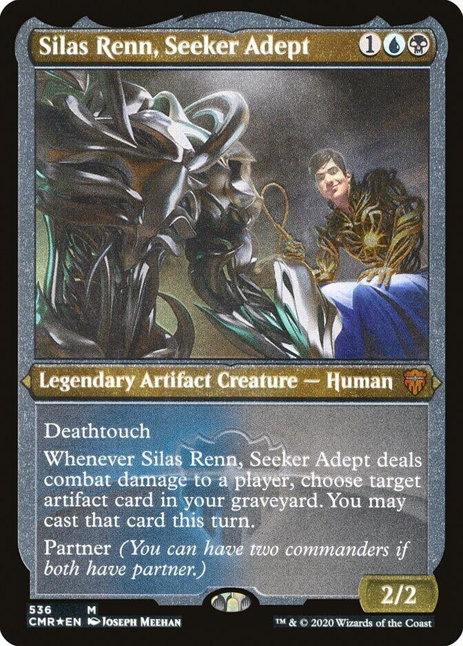 Image for Silas Renn, Seeker Adept (Foil Etched) (536) [Commander Legends]