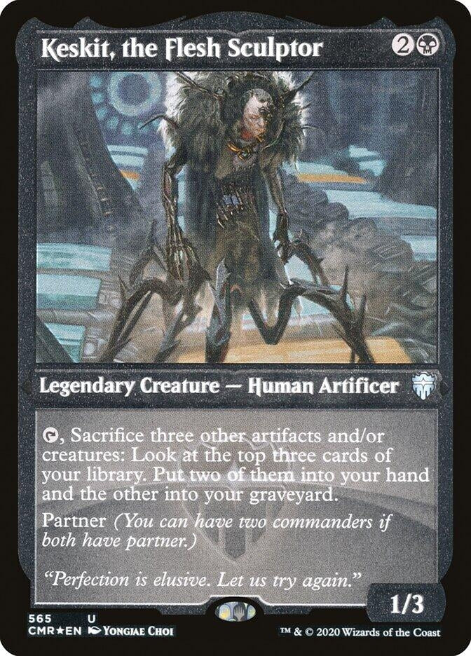 Image for Keskit, the Flesh Sculptor (Foil Etched) (565) [Commander Legends]