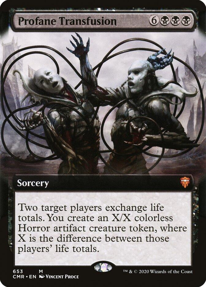 Image for Profane Transfusion (Extended Art) (653) [Commander Legends]