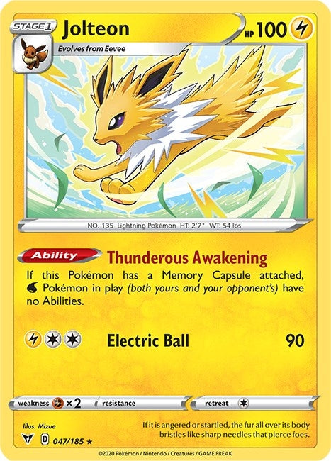 Image for Jolteon (047/185) [SWSH04: Vivid Voltage]