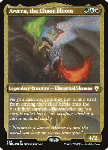 Image for Averna, the Chaos Bloom (Foil Etched) (589) [Commander Legends]