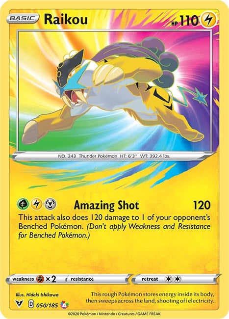 Image for Raikou (050/185) [SWSH04: Vivid Voltage]