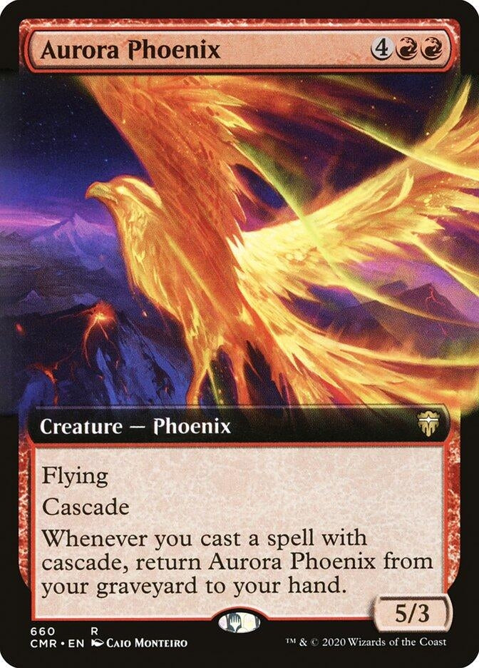 Image for Aurora Phoenix (Extended Art) (660) [Commander Legends]