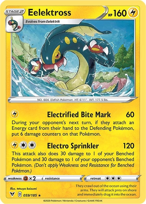 Image for Eelektross (059/185) [SWSH04: Vivid Voltage]