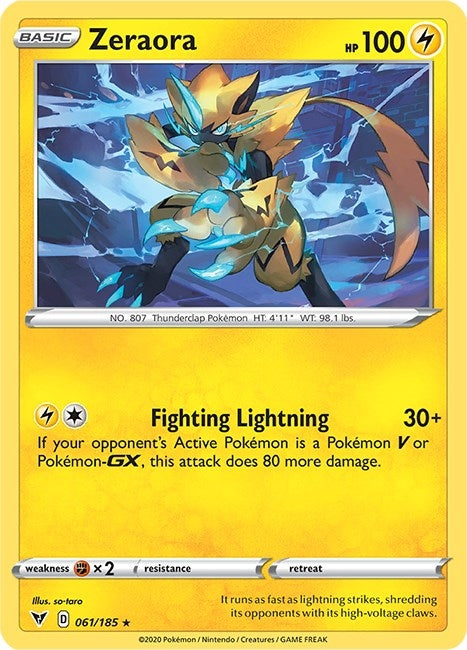 Image for Zeraora (061/185) - Pokemon