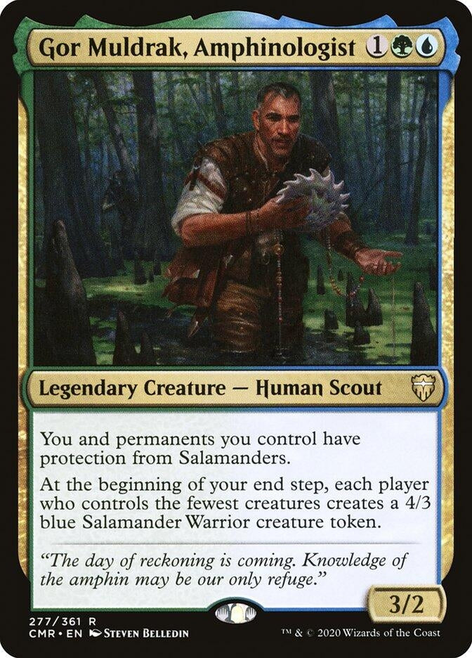 Image for Gor Muldrak, Amphinologist (277) [Commander Legends]