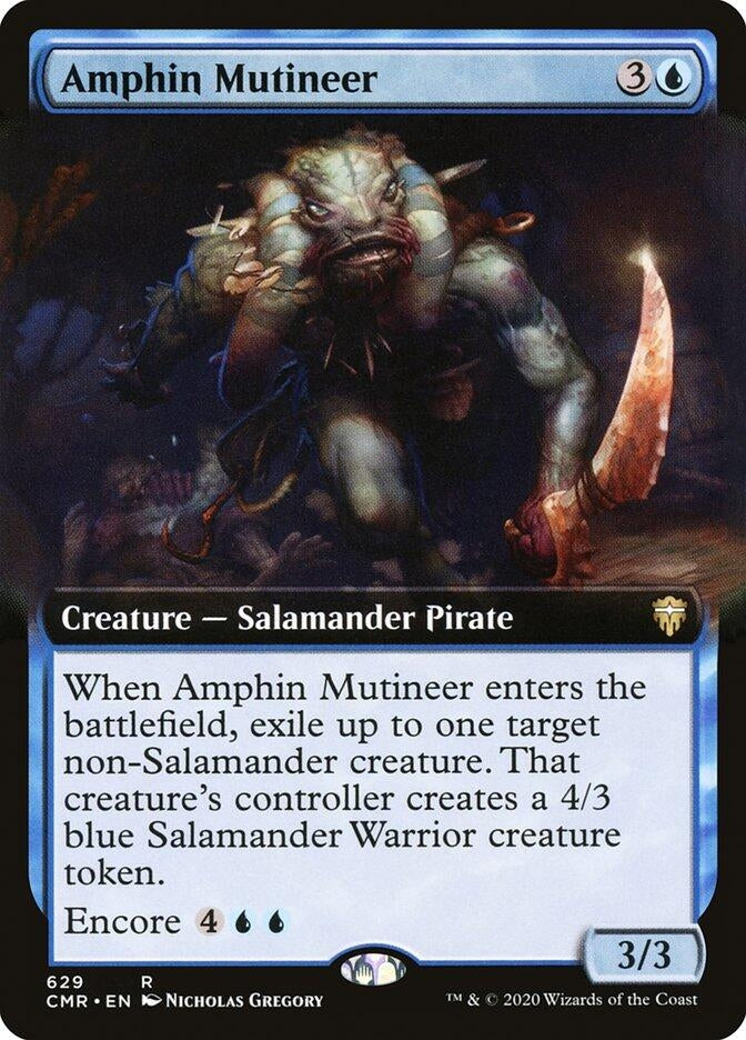 Image for Amphin Mutineer (Extended Art) (629) [Commander Legends]