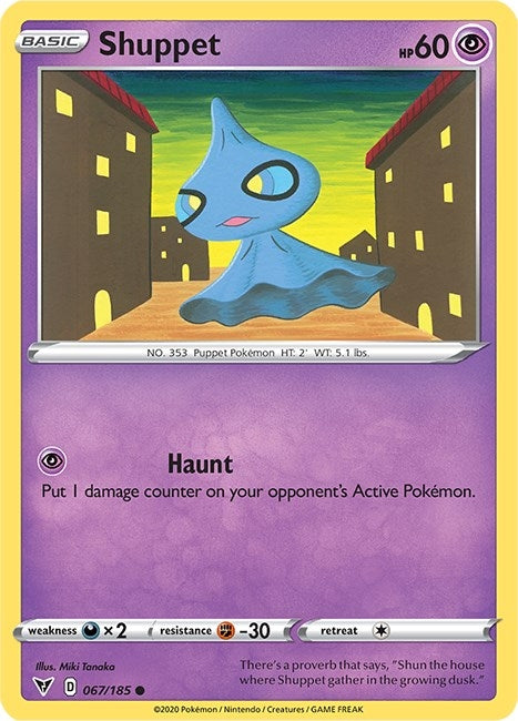 Image for Shuppet (067/185) [SWSH04: Vivid Voltage]