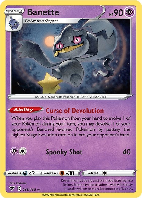 Image for Banette (068/185) [SWSH04: Vivid Voltage]
