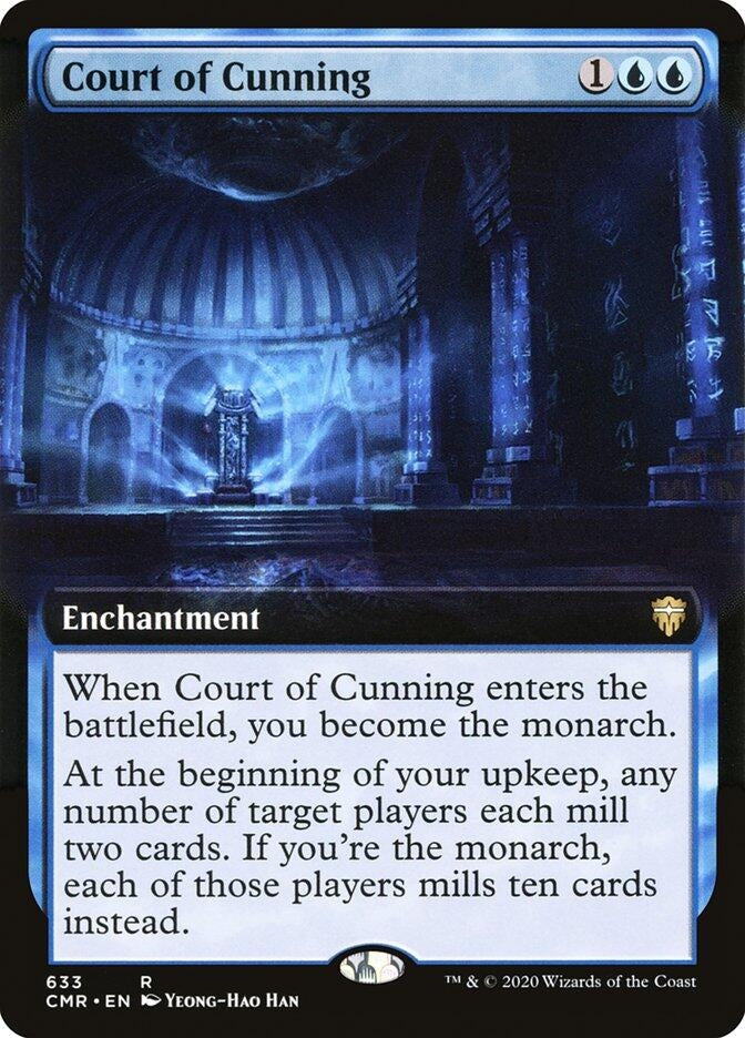 Image for Court of Cunning (Extended Art) (633) [Commander Legends]