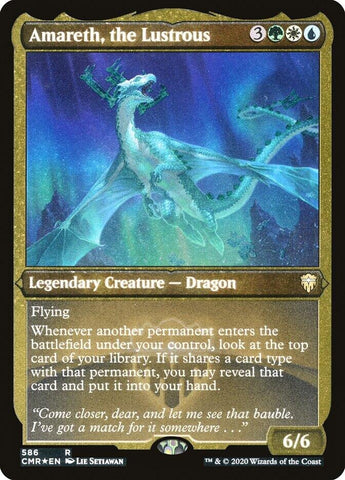 Image for Amareth, the Lustrous (Foil Etched) (586) [Commander Legends]