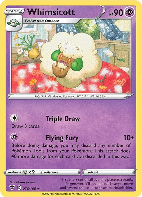 Image for Whimsicott (076/185) [SWSH04: Vivid Voltage]
