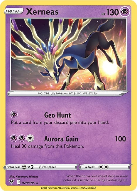Image for Xerneas (078/185) [SWSH04: Vivid Voltage]