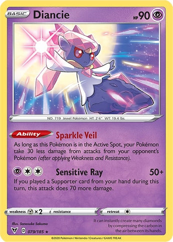 Image for Diancie (079/185) [SWSH04: Vivid Voltage]