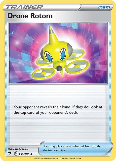 Image for Drone Rotom (151/185) [SWSH04: Vivid Voltage]