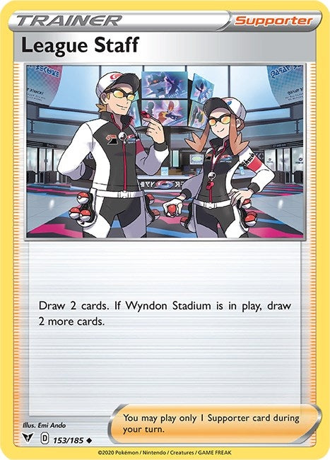 Image for League Staff (153/185) [SWSH04: Vivid Voltage]