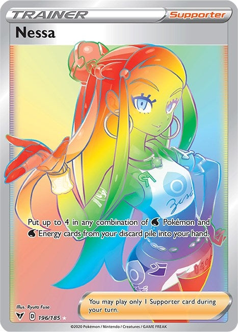 Image for Nessa (Secret) (196/185) [SWSH04: Vivid Voltage]