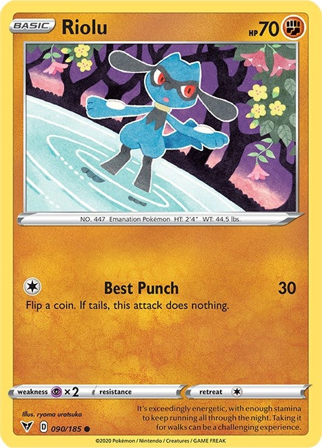 Image for Riolu (090/185) [SWSH04: Vivid Voltage]