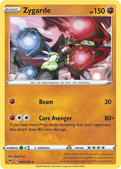 Image for Zygarde (093/185) [SWSH04: Vivid Voltage]