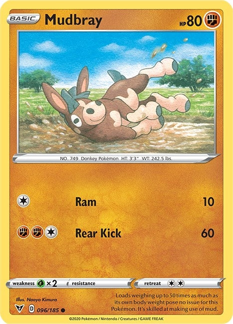 Image for Mudbray (096/185) [SWSH04: Vivid Voltage]