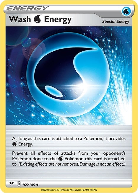 Image for Wash Water Energy (165/185) [SWSH04: Vivid Voltage]