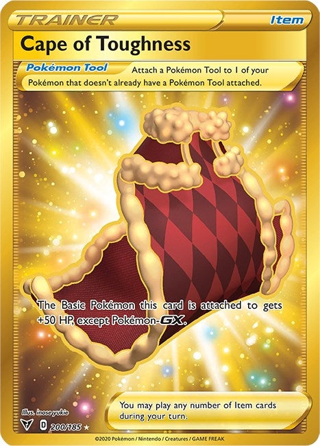 Image for Cape of Toughness (Secret) (200/185) [SWSH04: Vivid Voltage]