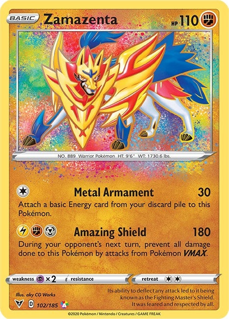 Image for Zamazenta (102/185) [SWSH04: Vivid Voltage]