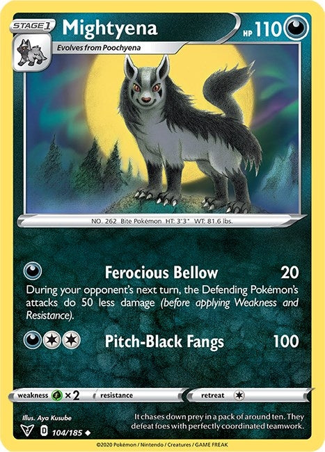 Image for Mightyena (104/185) [SWSH04: Vivid Voltage]