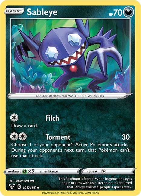 Image for Sableye (105/185) - Pokemon