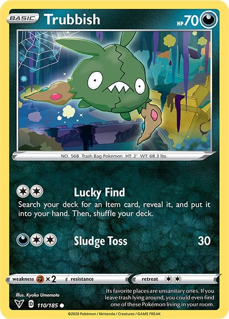 Image for Trubbish (110/185) [SWSH04: Vivid Voltage]