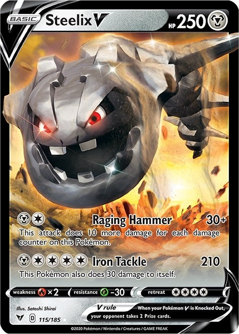 Image for Steelix V (115/185) [SWSH04: Vivid Voltage]