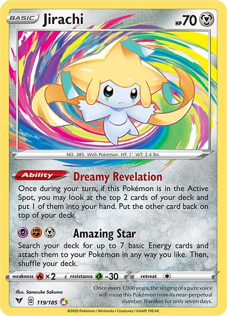Image for Jirachi (119/185) [SWSH04: Vivid Voltage]