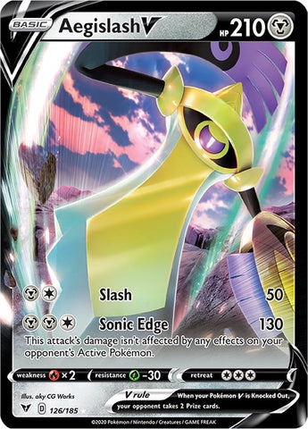 Image for Aegislash V (126/185) [SWSH04: Vivid Voltage]