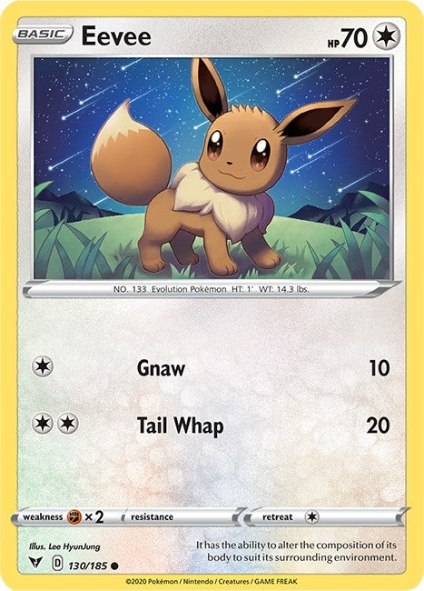 Image for Eevee (130/185) [SWSH04: Vivid Voltage]