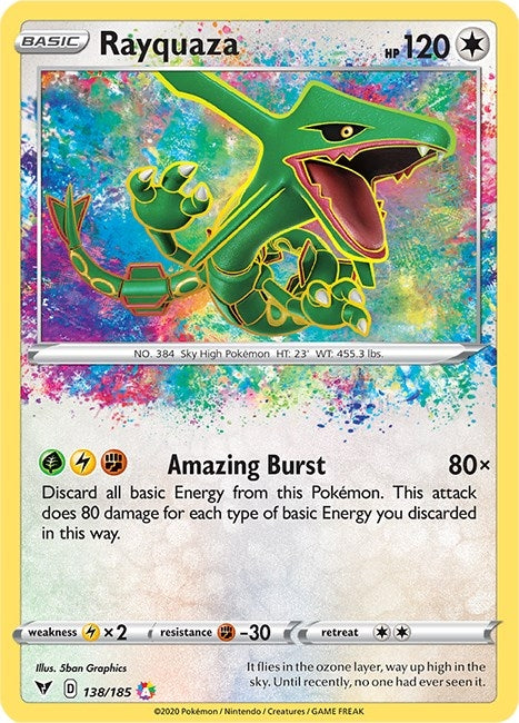 Rayquaza (138/185) [SWSH04: Vivid Voltage]