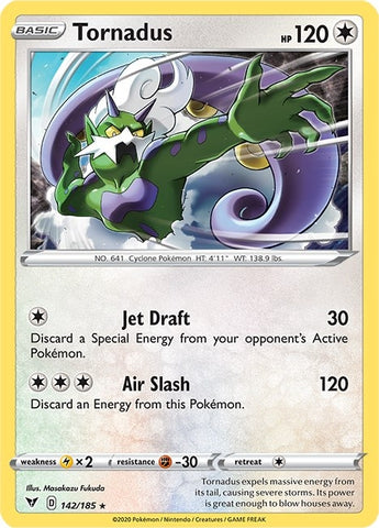 Image for Tornadus (142/185) - Pokemon
