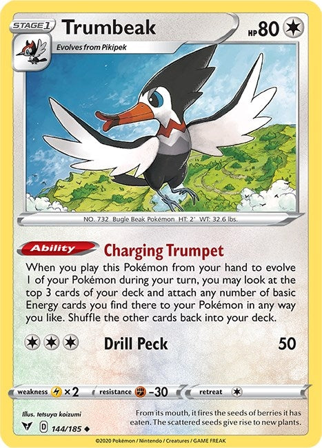 Image for Trumbeak (144/185) - Pokemon